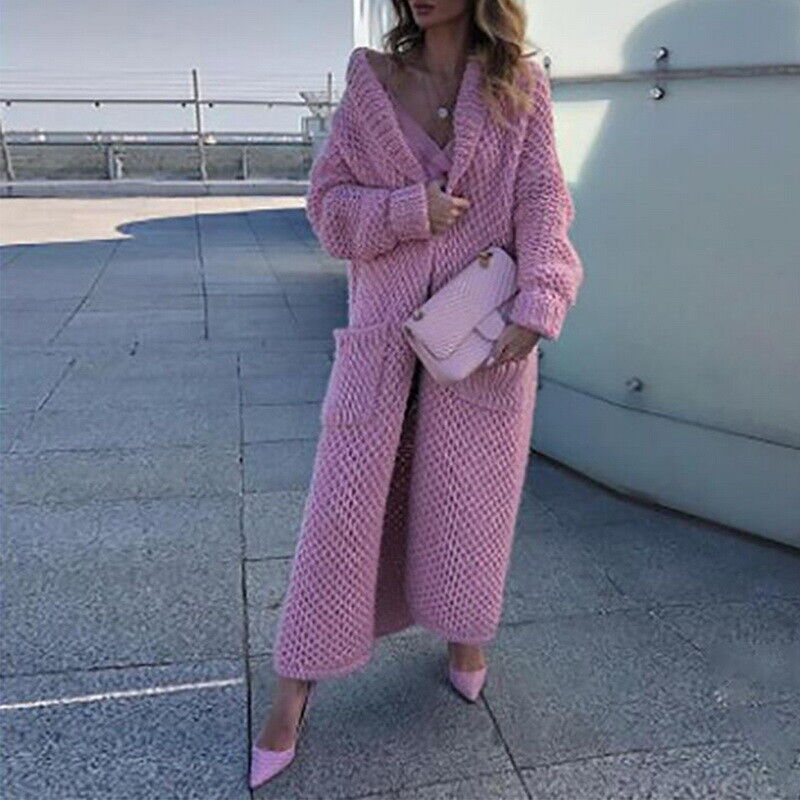 Dames Trui Lang Model Vest Sweater - StudioMarella