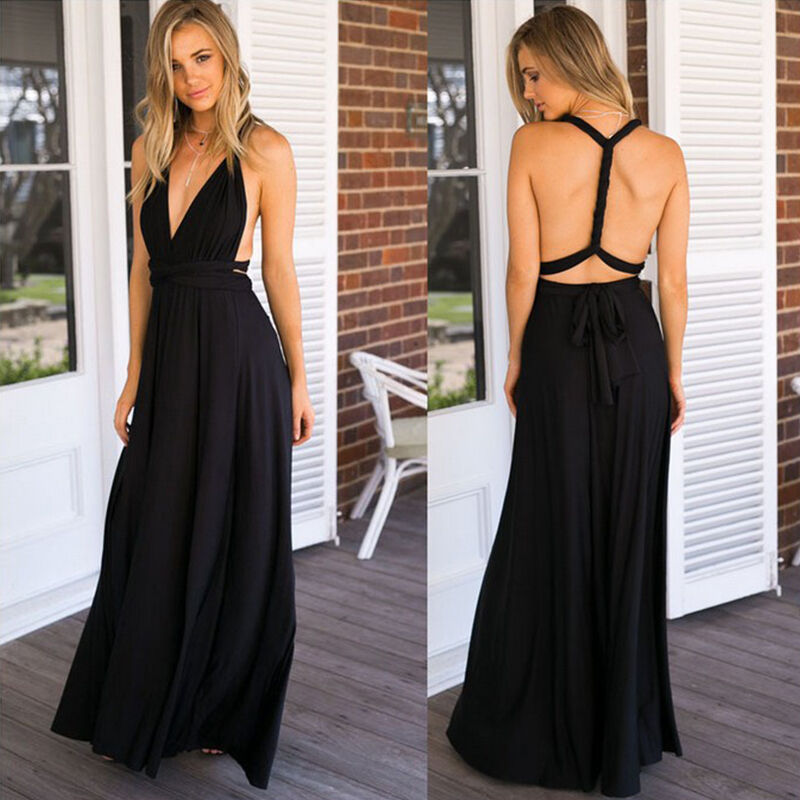 Maxi Jurk Multifunctioneel Cabrio Stijl Zomerjurk