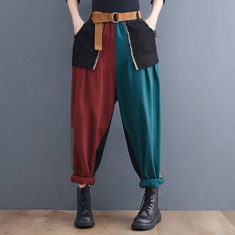 Vrouwelijke Broek Comfortabel Met Gemengde Kleuren - StudioMarella