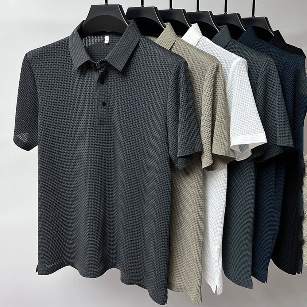 Heren Poloshirt Wit Zwart van Hoge Kwaliteit - StudioMarella