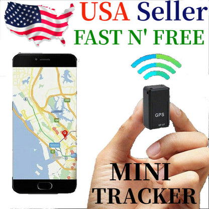 Compacte GPS-Tracker met Magnetische Bevestiging voor Real-Time Volgen en Positiebepaling