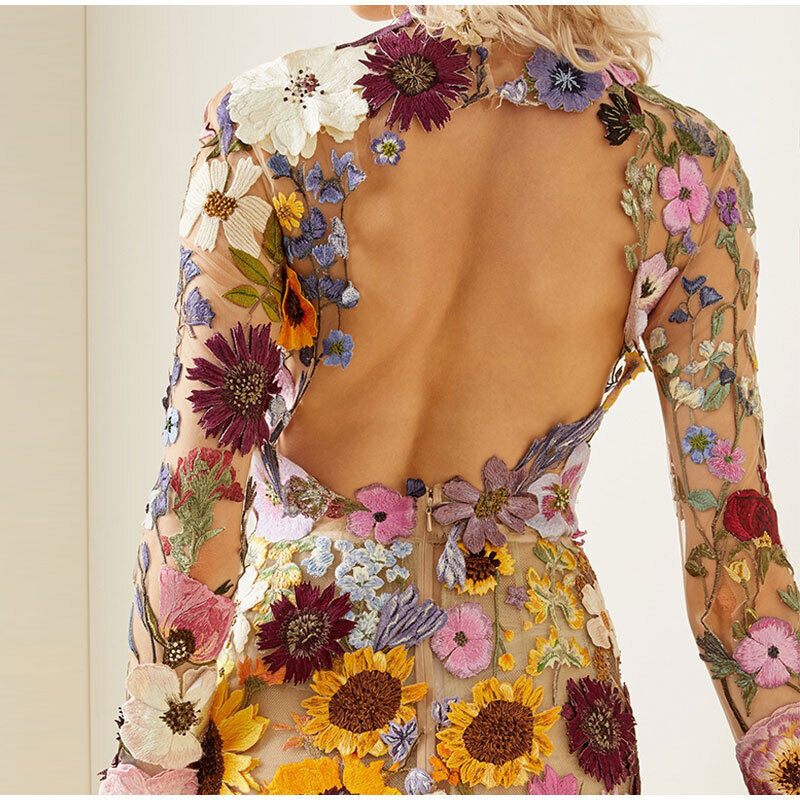 Zomerjurk voor Vrouwen Bloemenprint Elegante Jurk