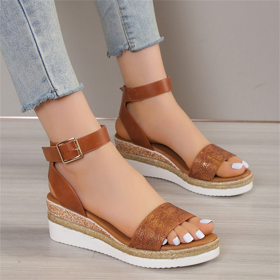 Dames Sandalen Slangenleer Zomer Schoenen