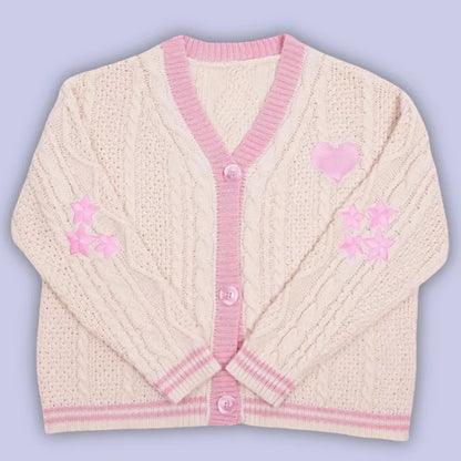 V-hals Dames Trui Geborduurd Stijlvol Designer