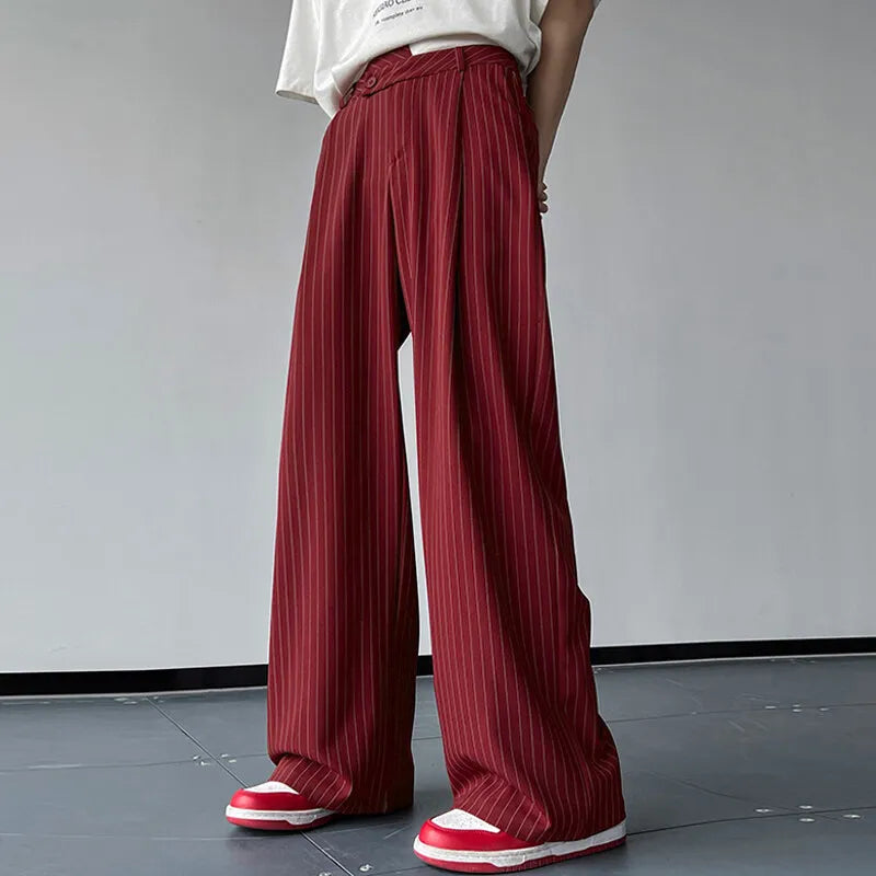 Mannenbroek Comfortabele Hoge Taille Stof