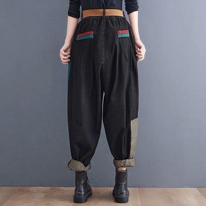 Vrouwelijke Broek Comfortabel Met Gemengde Kleuren