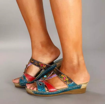 Vrouwensandalen met Riemen Bohemian Stijl