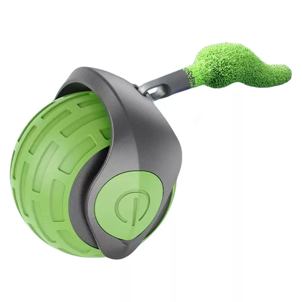 Interactieve Kattenspeelbal met Bewegingssensor en Veer – Autonoom Speelgoed