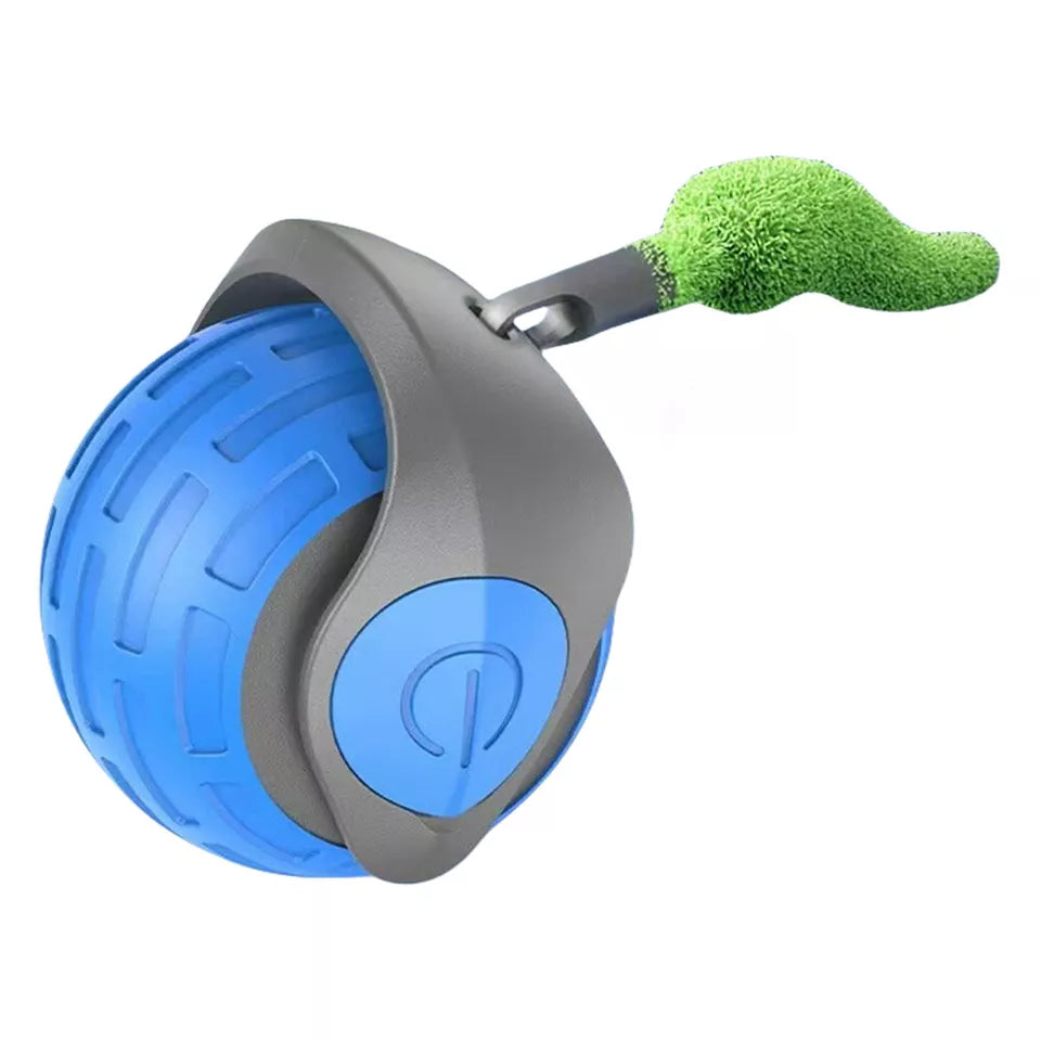 Interactieve Kattenspeelbal met Bewegingssensor en Veer – Autonoom Speelgoed