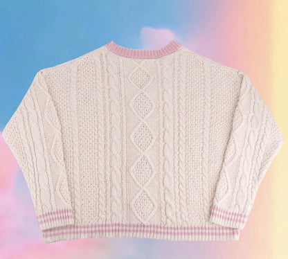 V-hals Dames Trui Geborduurd Stijlvol Designer