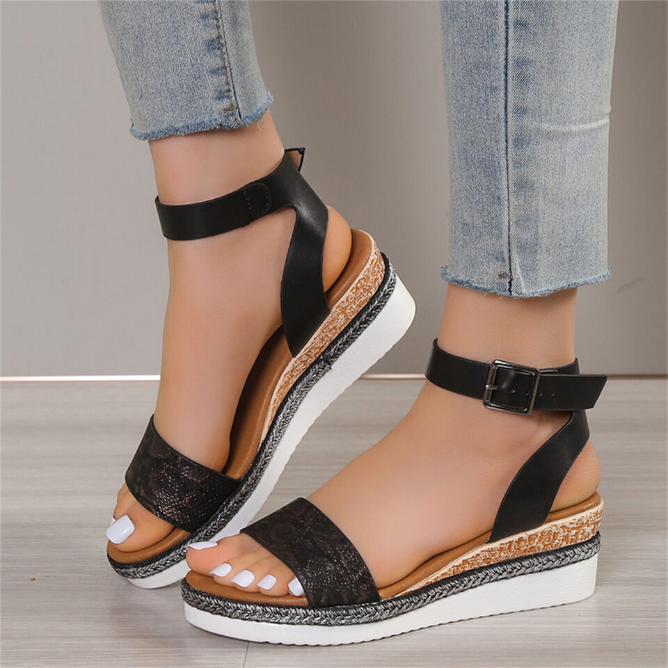 Dames Sandalen Slangenleer Zomer Schoenen