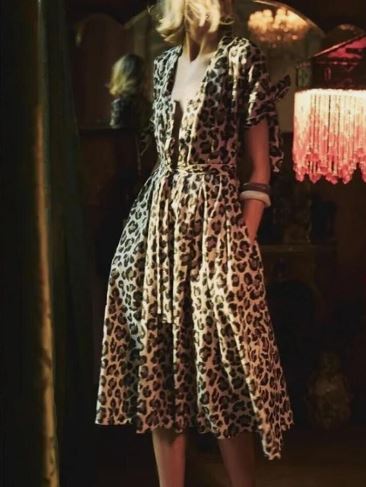 Luipaardprint Jurk Zomerjurk voor Vrouw Elegante Jurk - StudioMarella