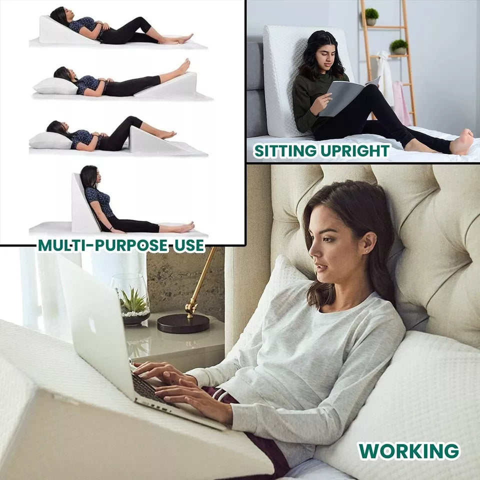 Ergonomische Kussensloop Kilekussen – Ondersteunt Rug, Nek & Betere Nachtrust
