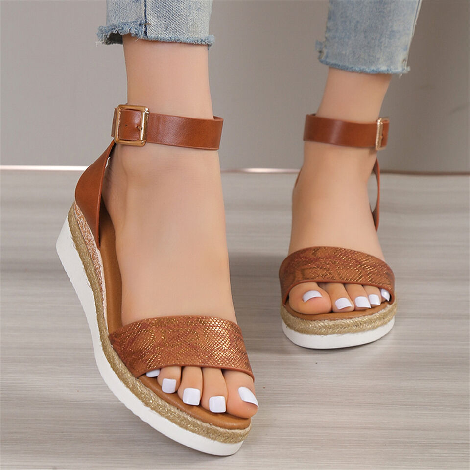 Dames Sandalen Slangenleer Zomer Schoenen