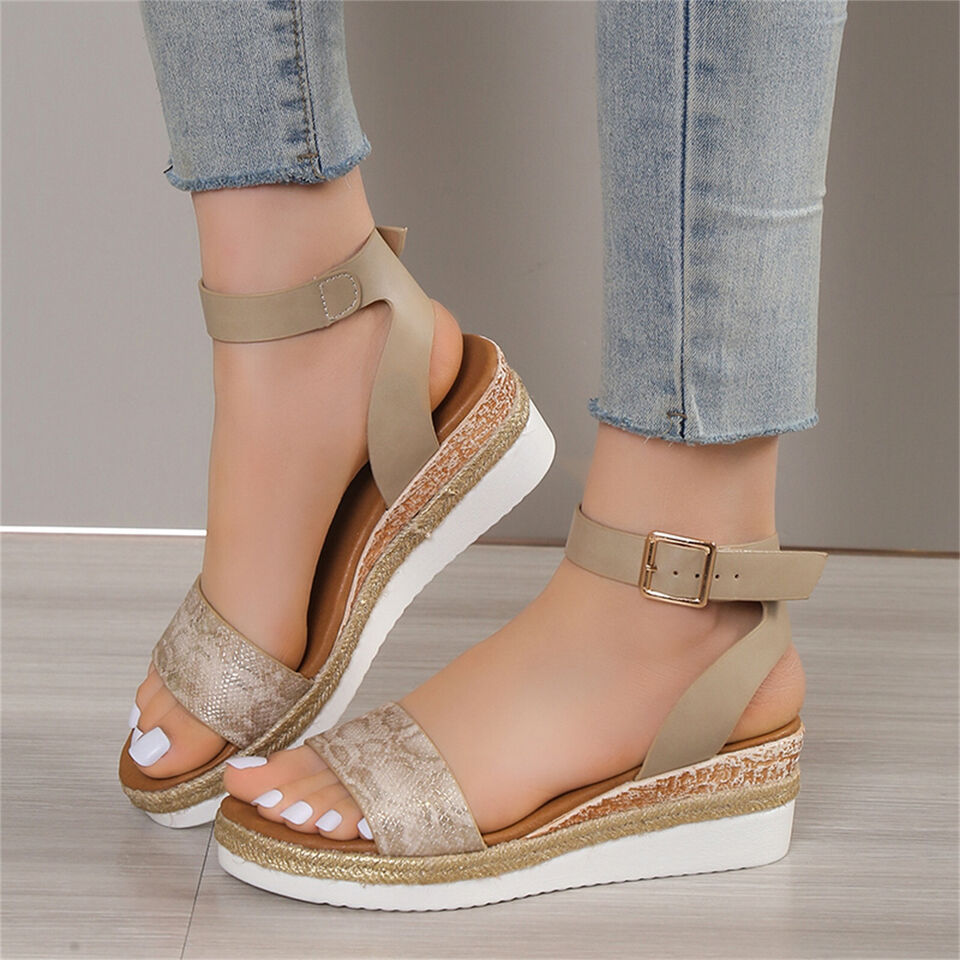 Dames Sandalen Slangenleer Zomer Schoenen