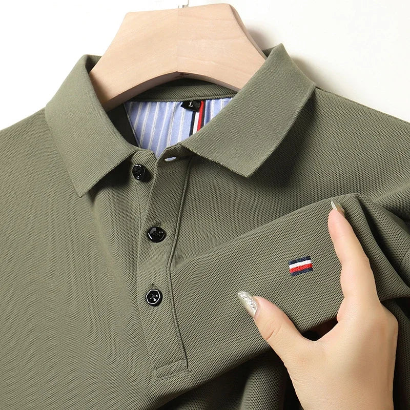 Heren Poloshirt Klassiek van Koos Comfortabel Katoen