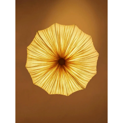 Hanglamp Geplisseerd Stof IJzer Sculpturaal Japandi 40-100cm E27 LED Eetkamer Slaapkamer