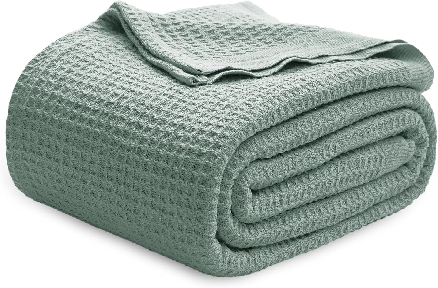 Lichtgewicht Katoenen Wafelplaid Tweepersoonsbed Zacht Ademend Deken Scandinavisch Design 90x90 cm Woonkamer