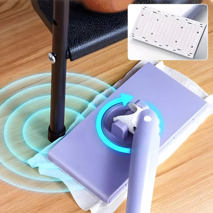 Draaibare Vlakke Dweil met Handsfree Wisselsysteem voor Hygiënisch Schoonmaken