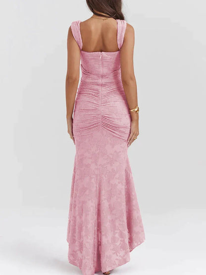 Sanae | Stijlvolle avondjurk voor elke gelegenheid in de kleur Roze voor dames in Party stijl ideaal voor de lente.