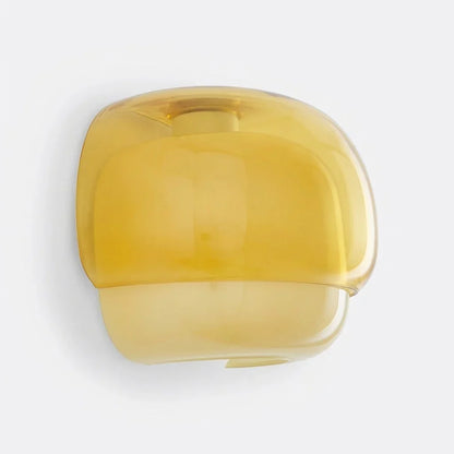 Moderne Glazen Wandlamp met Dubbele Paddenstoelkap – Kleurrijk Accent voor Slaapkamer en Gang
