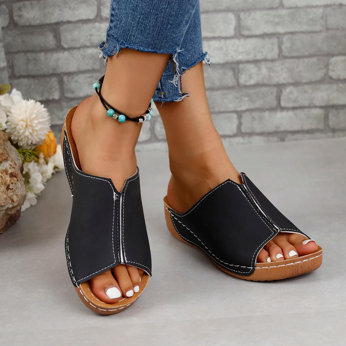 Dames Sandaal Orthopedisch met Klasse Design - StudioMarella