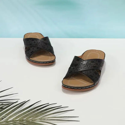 Orthopedische Sandalen voor Dames met Bloemenpatroon - StudioMarella