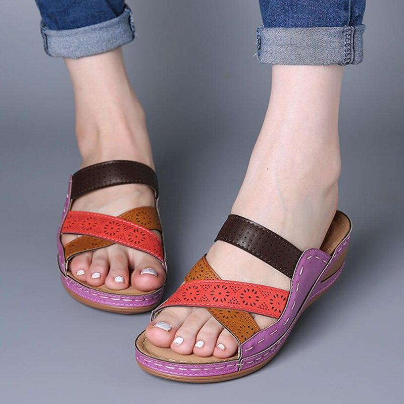 Dames Sandalen Orthopedisch Luchtig Comfortabel