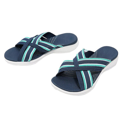 Orthopedische Sandalen Gekruist Elastisch Comfortabel