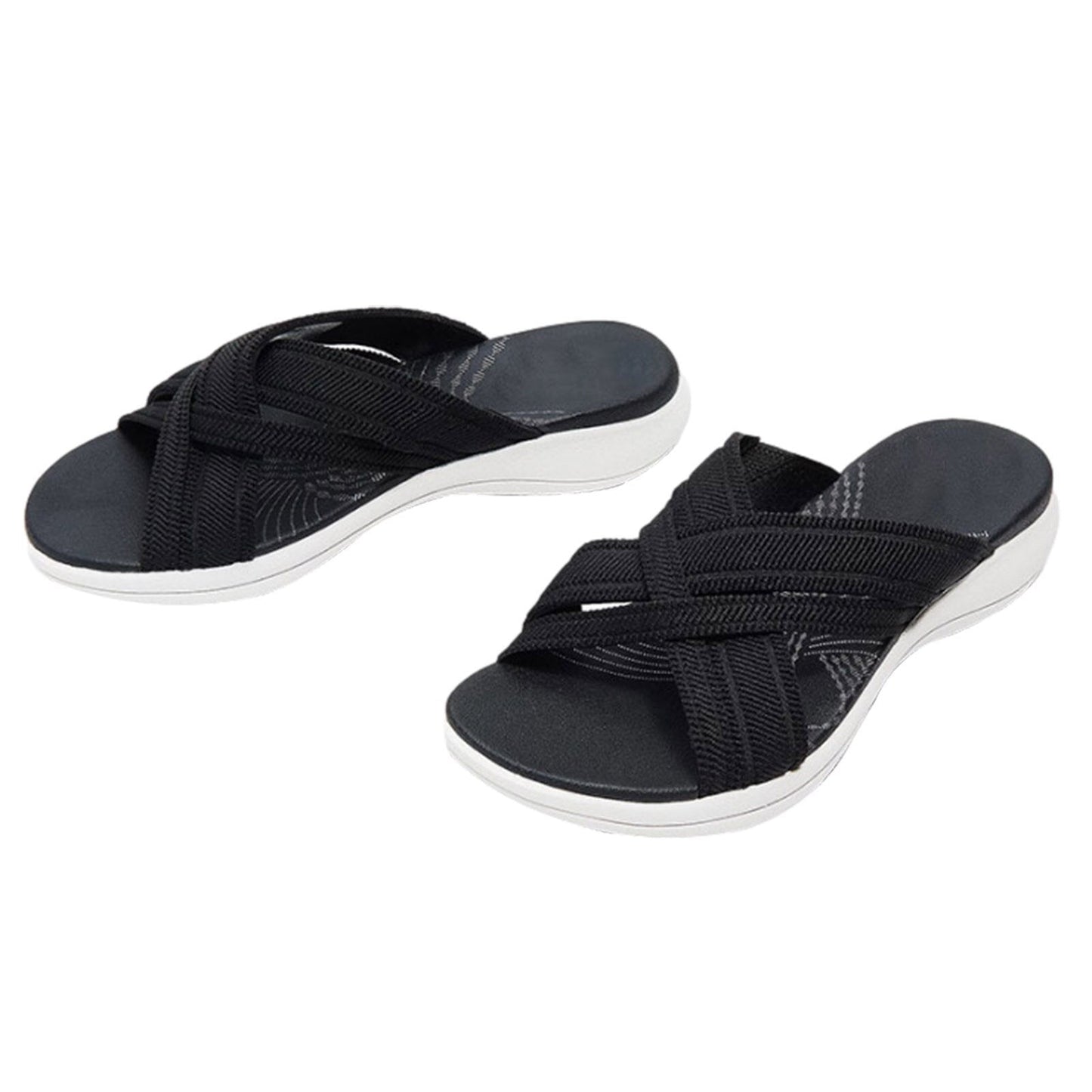 Orthopedische Sandalen Gekruist Elastisch Comfortabel
