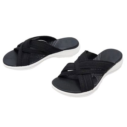 Orthopedische Sandalen Gekruist Elastisch Comfortabel