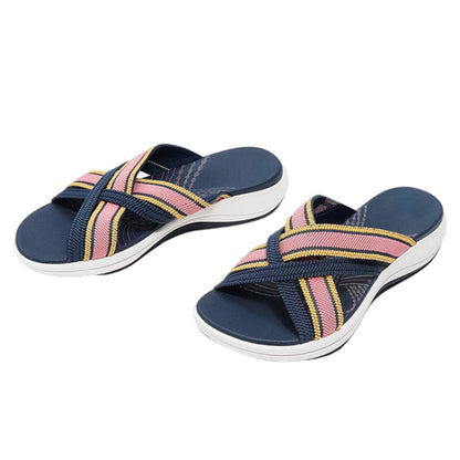 Orthopedische Sandalen Gekruist Elastisch Comfortabel