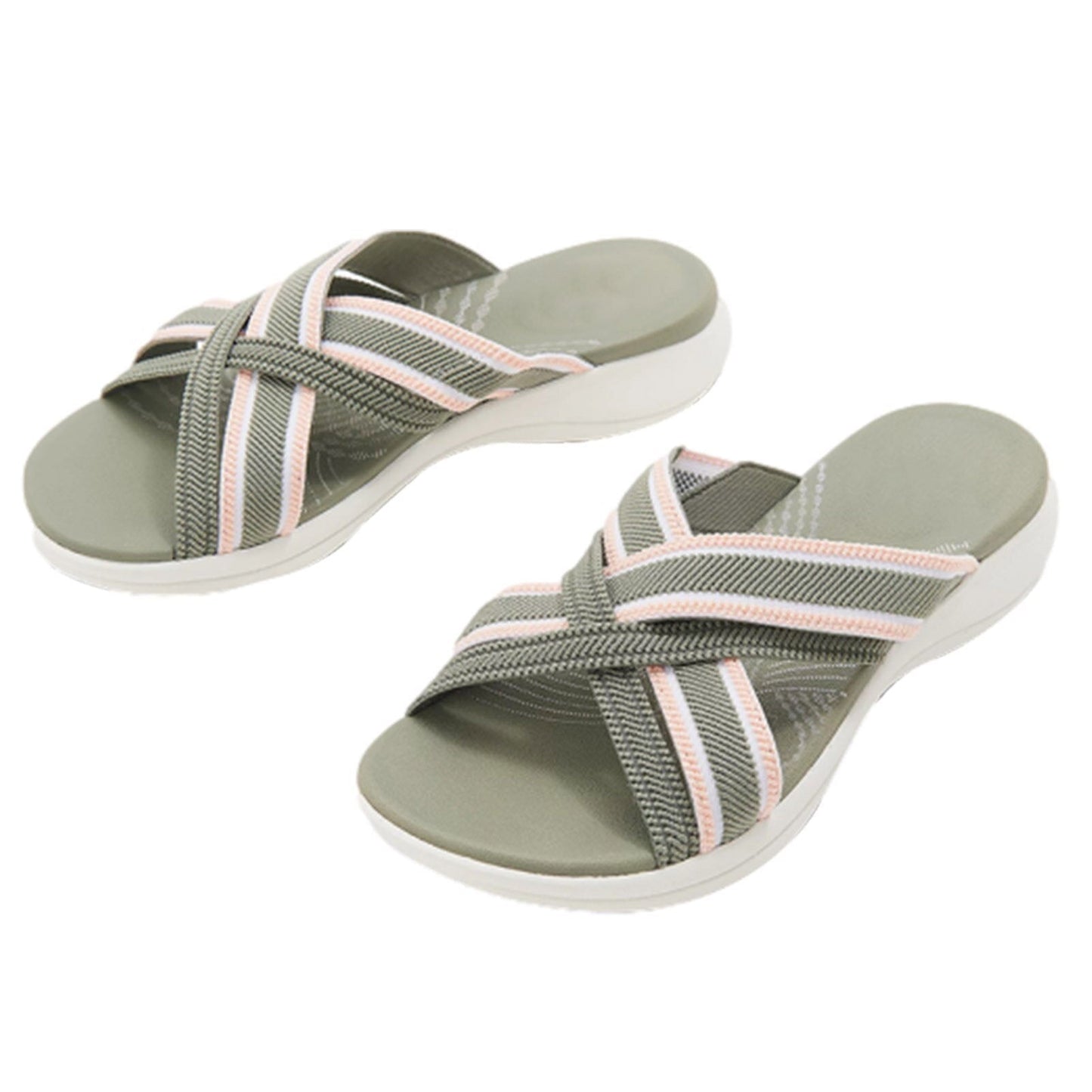 Orthopedische Sandalen Gekruist Elastisch Comfortabel