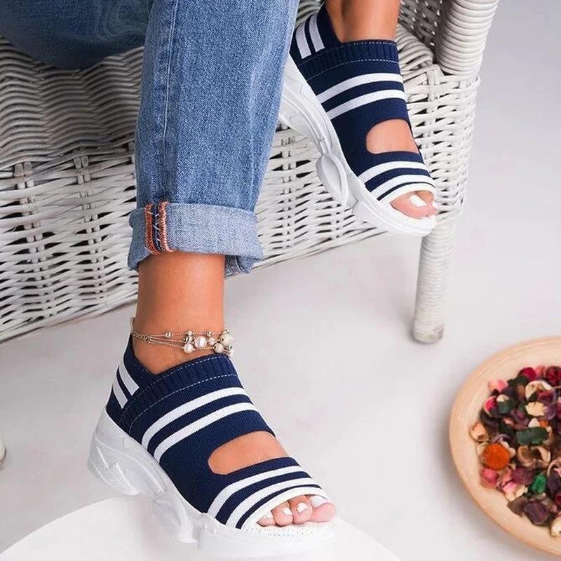 Orthopedische Sandalen Zwart Comfortabel Steunzool