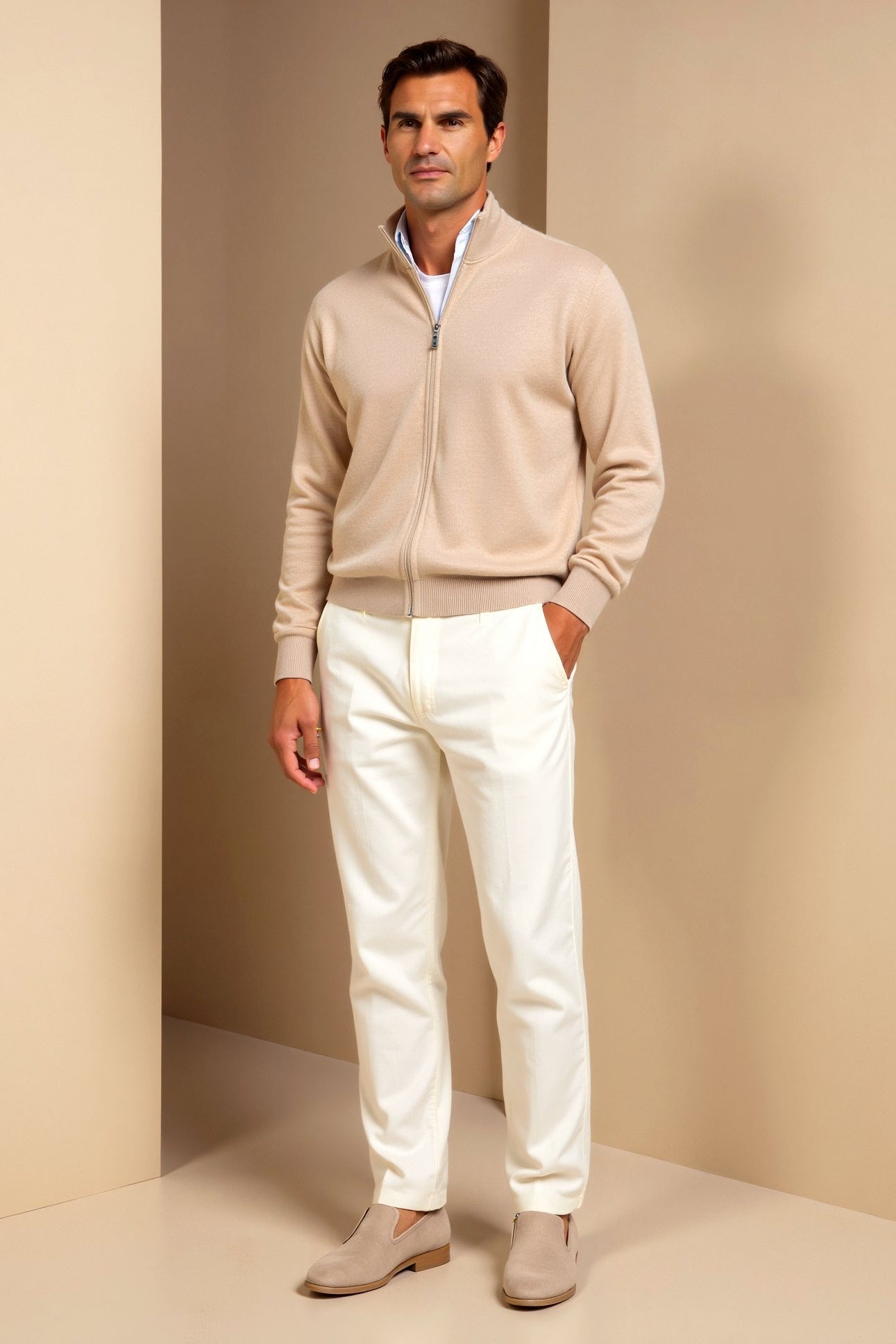 Dames Cardigan Slim Fit Elegant Lange Mouw