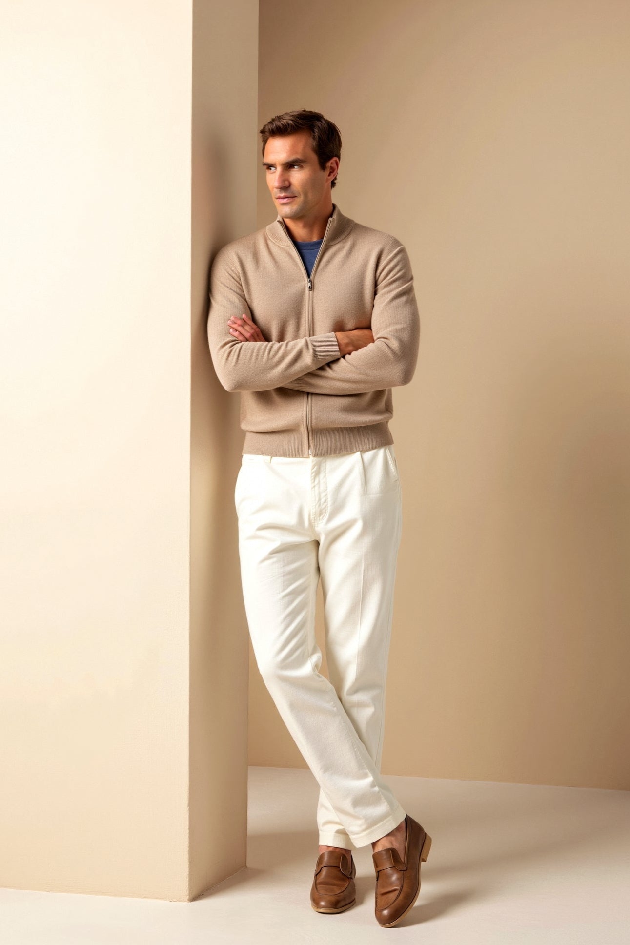 Dames Cardigan Slim Fit Elegant Lange Mouw