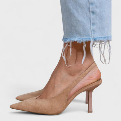 Dames Slingback Schoen Met Bandje