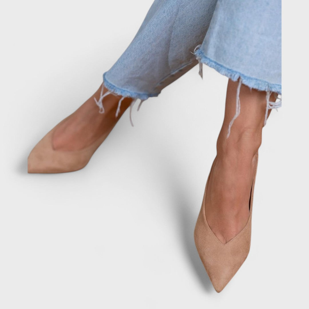 Dames Slingback Schoen Met Bandje