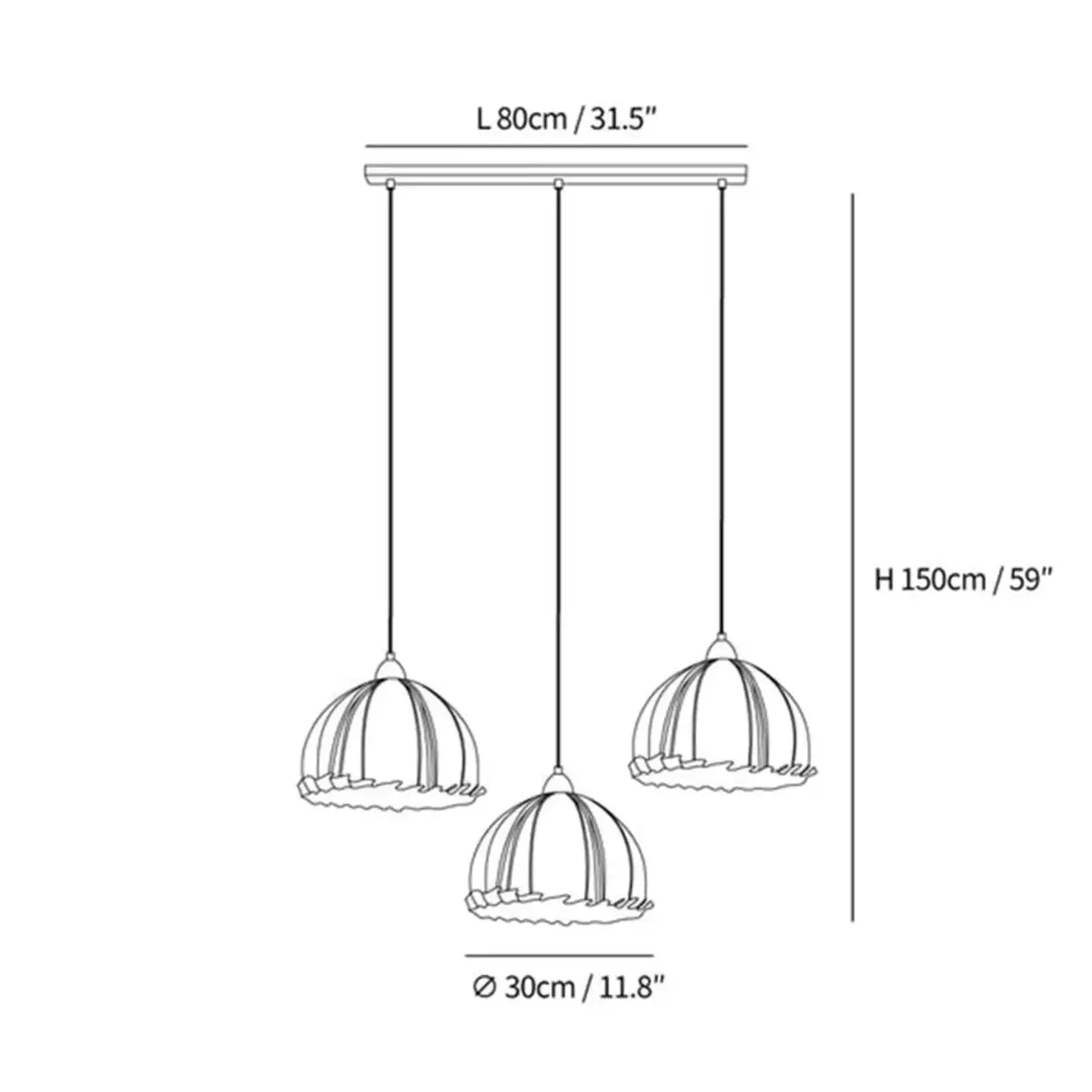 Hanglamp Wabi Sabi Hout En Witte Stoffen Kap Scandinavisch E27