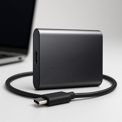 Draagbare SSD 512GB USB-C Externe Harde Schijf Ultrasnel voor Laptop & PC