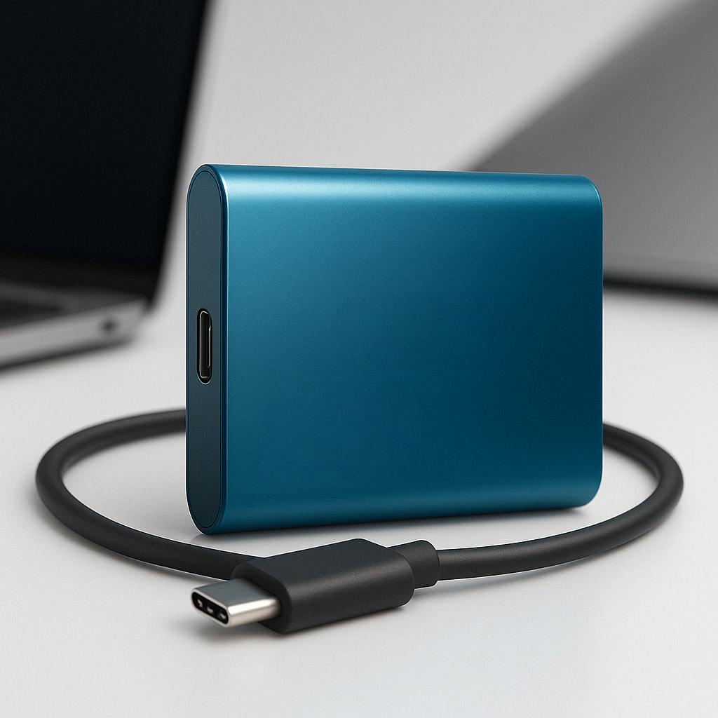 Draagbare SSD 512GB USB-C Externe Harde Schijf Ultrasnel voor Laptop & PC
