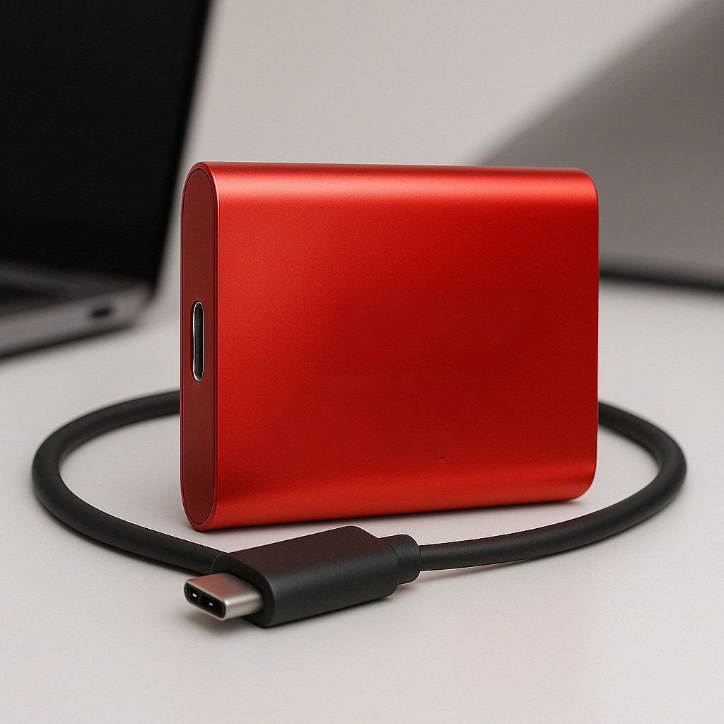 Draagbare SSD 512GB USB-C Externe Harde Schijf Ultrasnel voor Laptop & PC