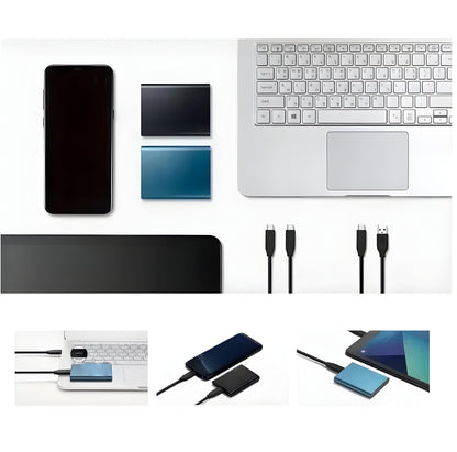 Draagbare SSD 512GB USB-C Externe Harde Schijf Ultrasnel voor Laptop & PC