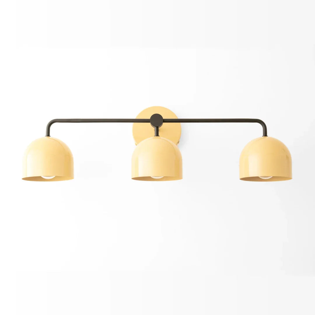 Koepelkapjes Wandlamp Modern Scandinavisch Metaal Zwart Messing 2-3 Lichtpunten Badkamer Hal Slaapkamer Sfeerverlichting