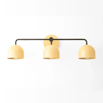 Koepelkapjes Wandlamp Modern Scandinavisch Metaal Zwart Messing 2-3 Lichtpunten Badkamer Hal Slaapkamer Sfeerverlichting