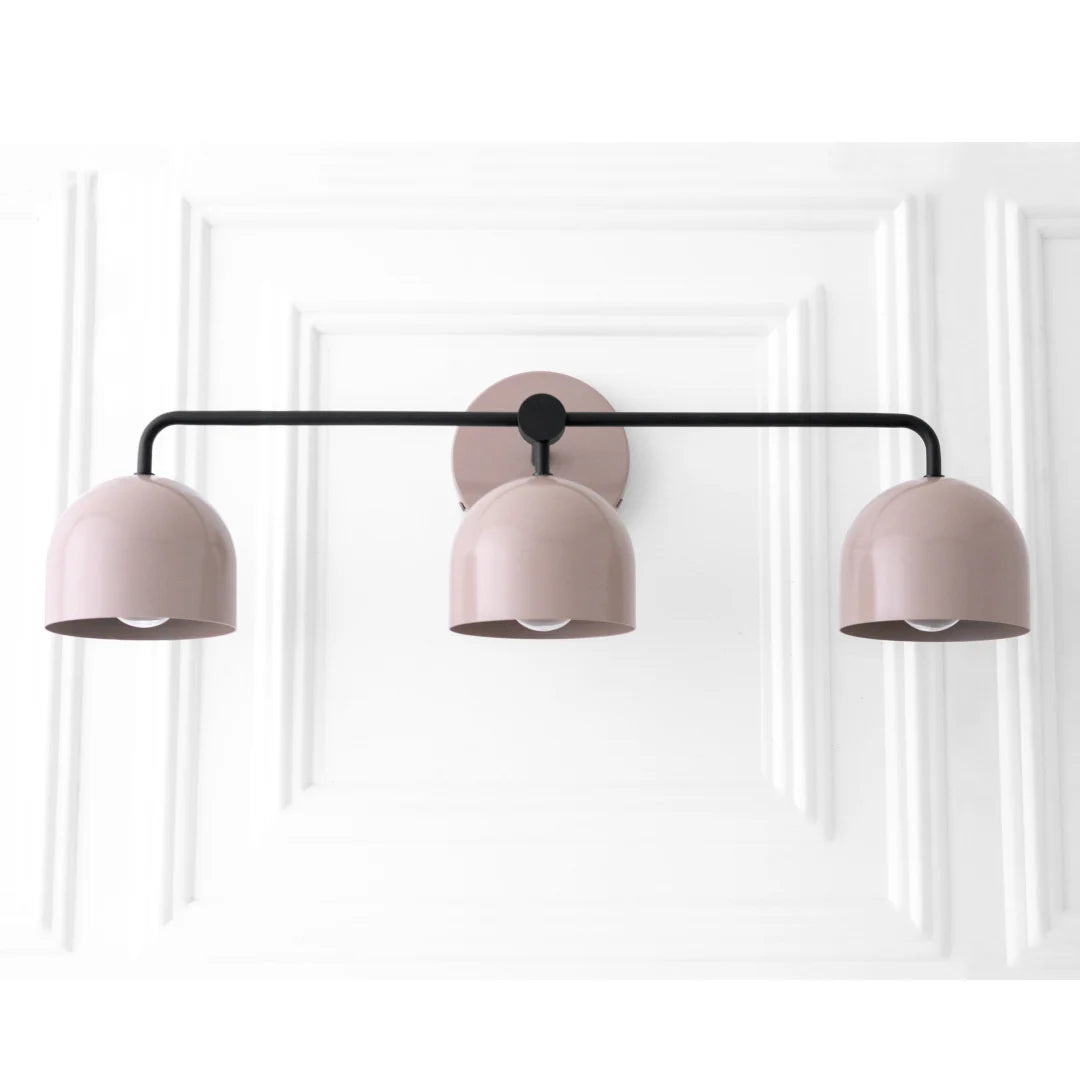 Koepelkapjes Wandlamp Modern Scandinavisch Metaal Zwart Messing 2-3 Lichtpunten Badkamer Hal Slaapkamer Sfeerverlichting