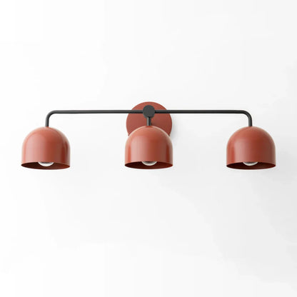 Koepelkapjes Wandlamp Modern Scandinavisch Metaal Zwart Messing 2-3 Lichtpunten Badkamer Hal Slaapkamer Sfeerverlichting