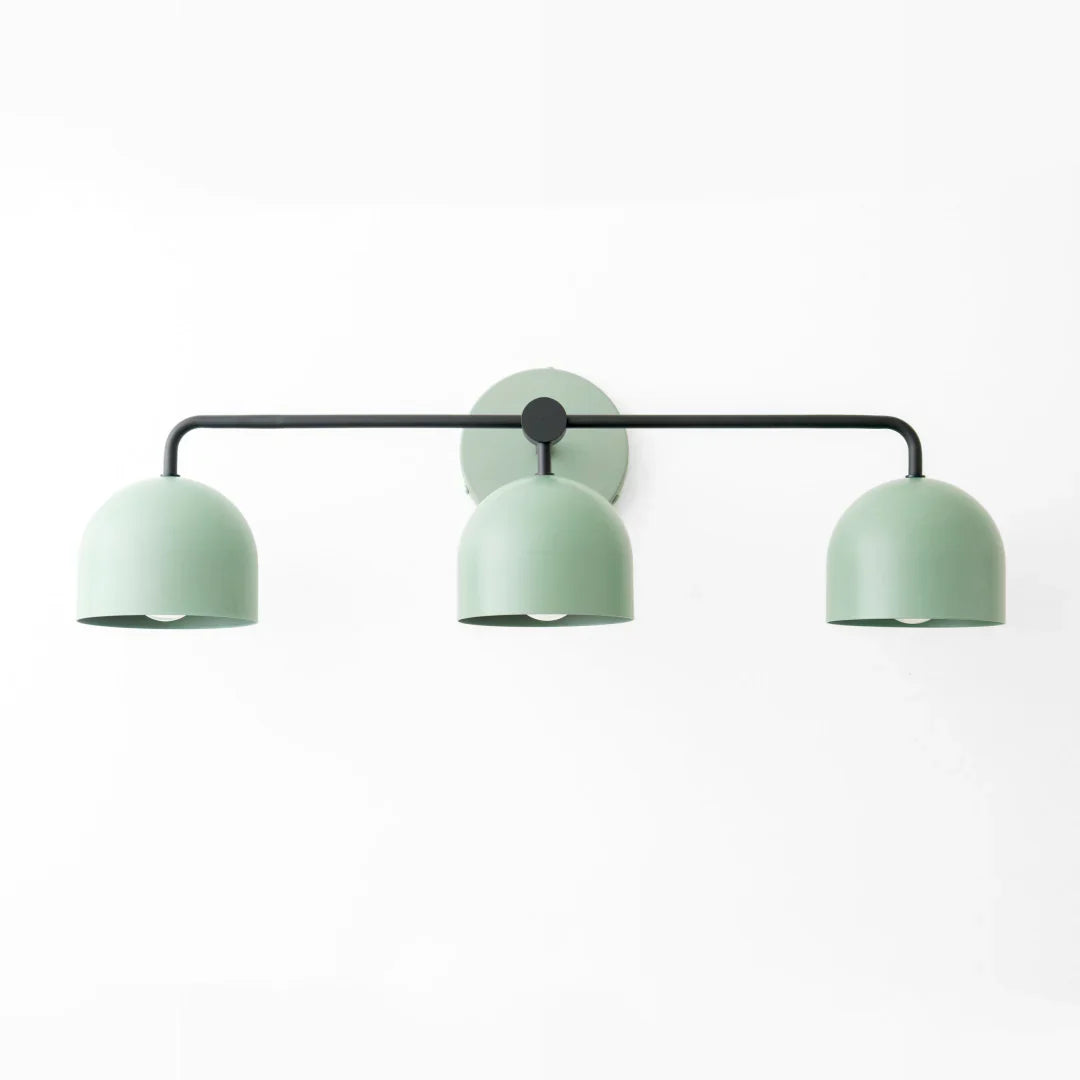Koepelkapjes Wandlamp Modern Scandinavisch Metaal Zwart Messing 2-3 Lichtpunten Badkamer Hal Slaapkamer Sfeerverlichting