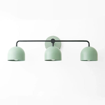 Koepelkapjes Wandlamp Modern Scandinavisch Metaal Zwart Messing 2-3 Lichtpunten Badkamer Hal Slaapkamer Sfeerverlichting