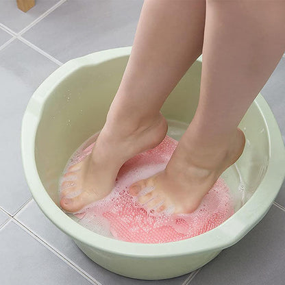 Siliconen Voetmat met Massagenopjes voor Douche Voetreiniging Acupressuur Stimulatie Badkamer Wellness